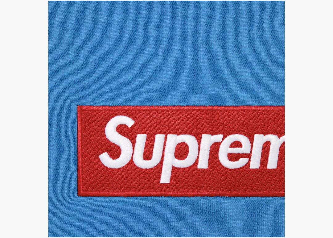 Supreme Box Logo Crewneck (FW22) Blue | Hype Clothinga