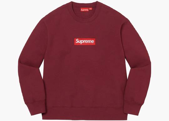 Supreme Box Logo Crewneck (FW22) Cardinal | Hype Clothinga