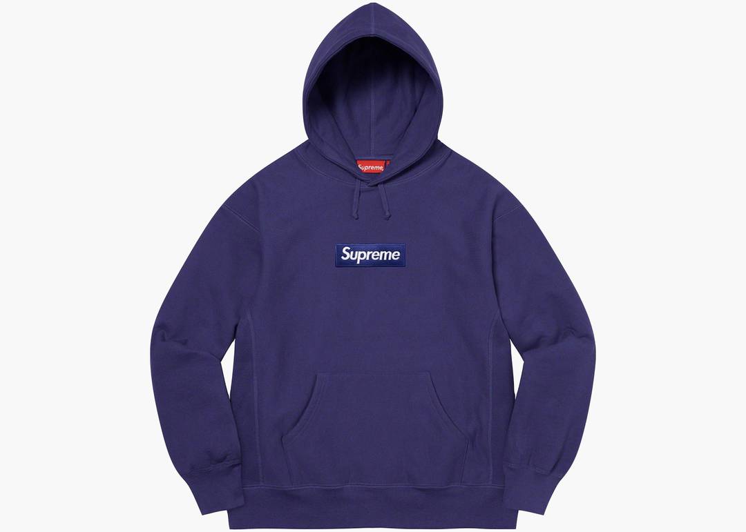 Supreme Supreme royal blue box logo hoodie DS