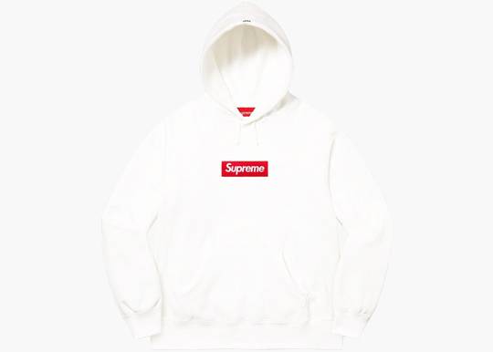 Supreme Box Logo Hooded Sweatshirt ♯M 白