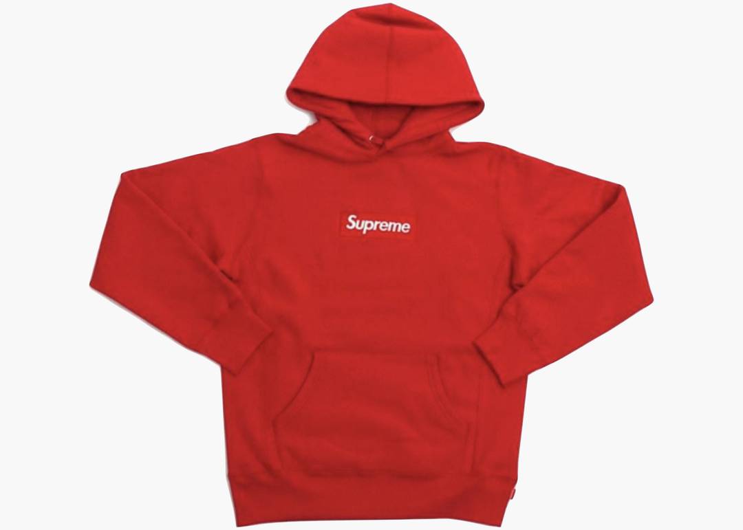 Supreme Box Logo Hooded Sweatshirt Red