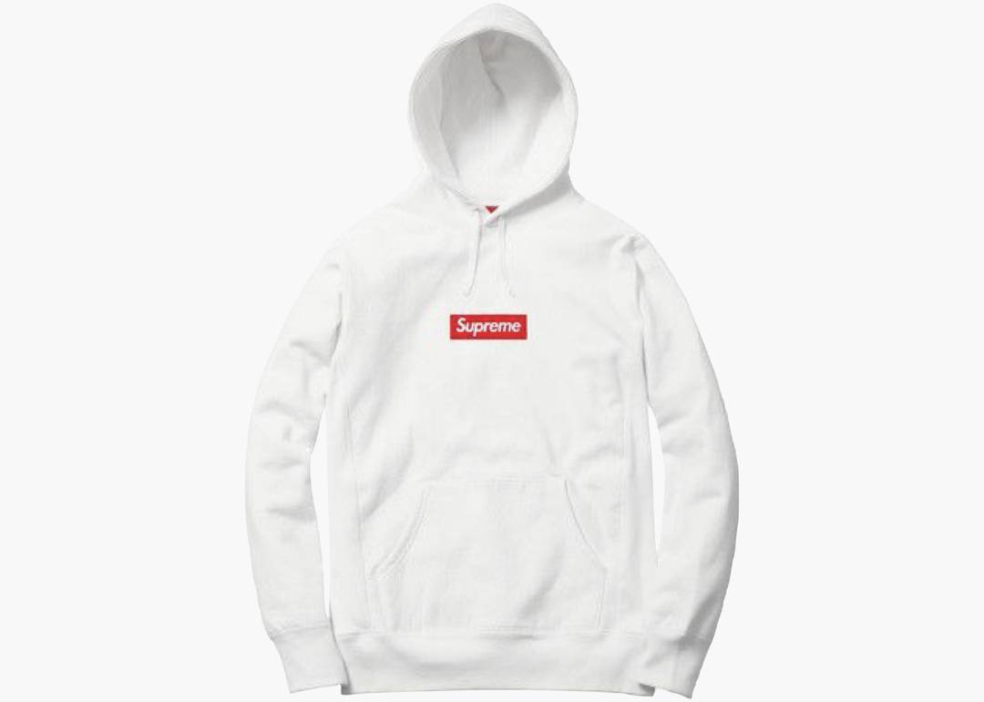 Supreme Box Logo Hooded Sweatshirt White