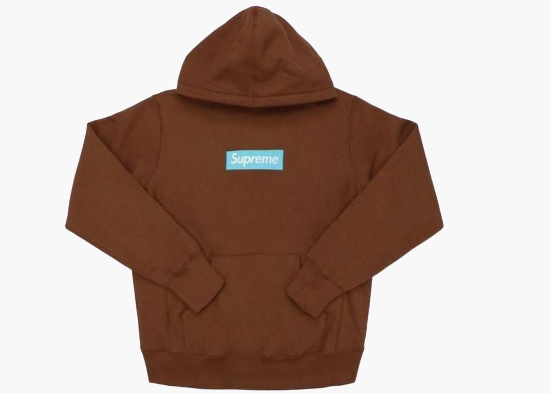 Supreme Box Logo Hoodie Brown