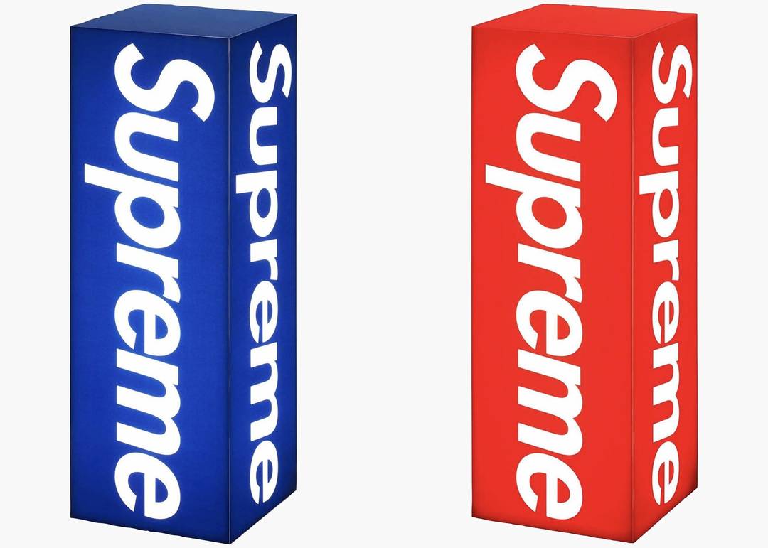 Supreme Box Logo Lamp Set Multicolor