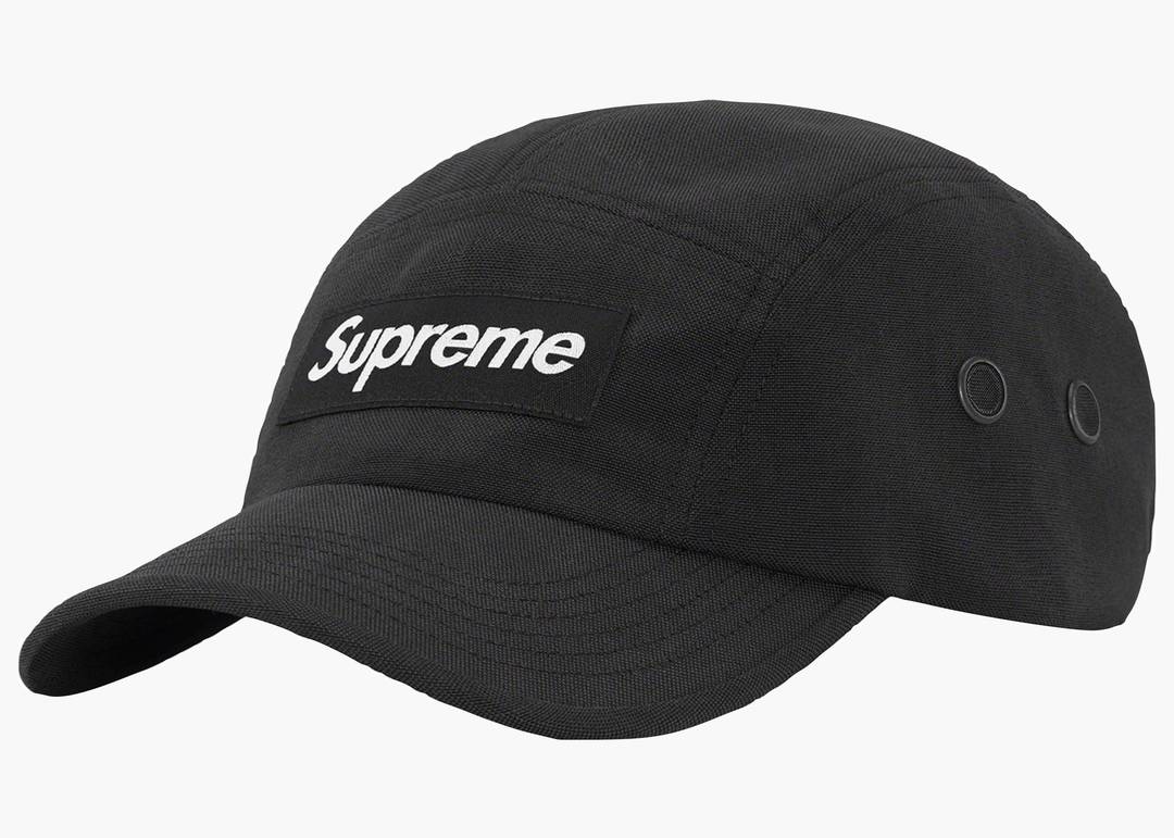 Supreme Brushed Cordura Camp Cap Black | Hype Clothinga