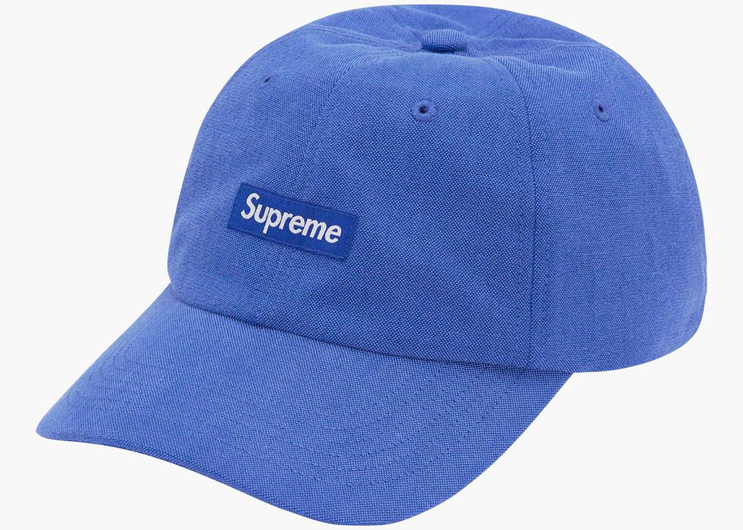 Supreme Brushed Cordura Small Box 6-Panel Royal | Hype Clothinga