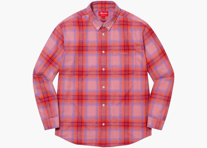 うのにもお得な情報満載！ Supreme Brushed Flannel Twill Shirt | www.mizenplace.com