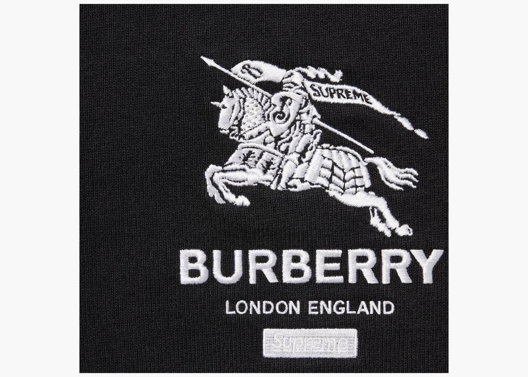 Supreme Burberry Rugby Black | Hype Clothinga