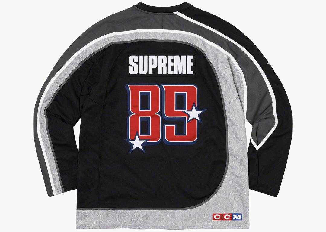 Buy Supreme x CCM All Stars Hockey Jersey 'Black' - FW22KN10 BLACK