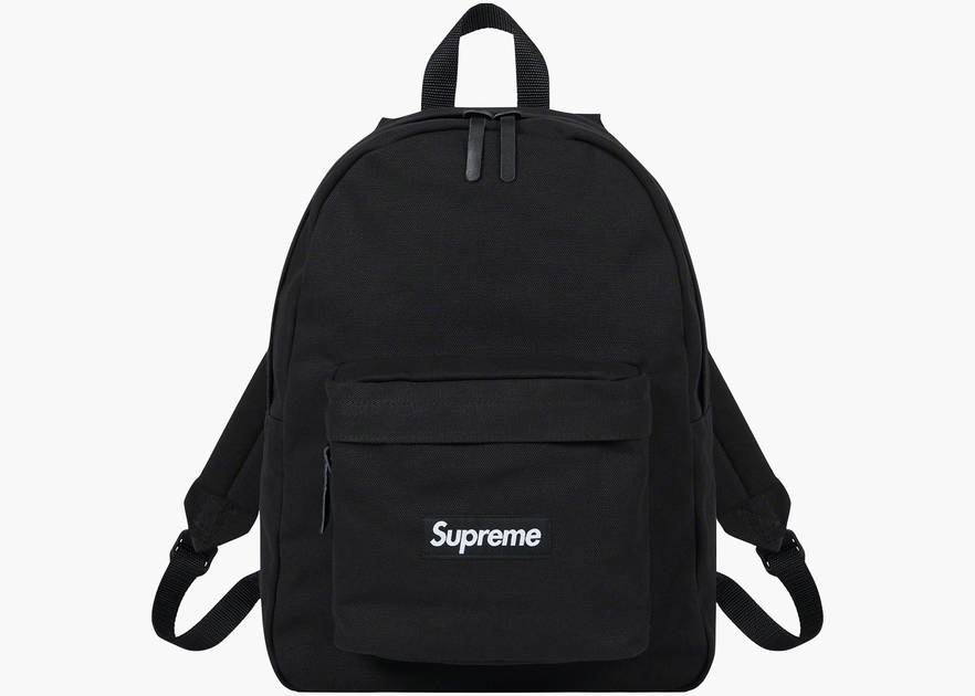 Supreme Canvas Backpack Black - FW20/FW21 - US