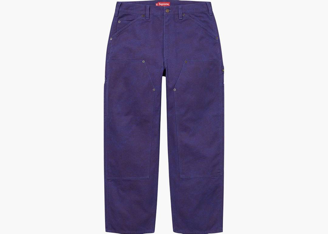 Supreme Canvas Double Knee Painter Pant Blue | Hype Clothinga