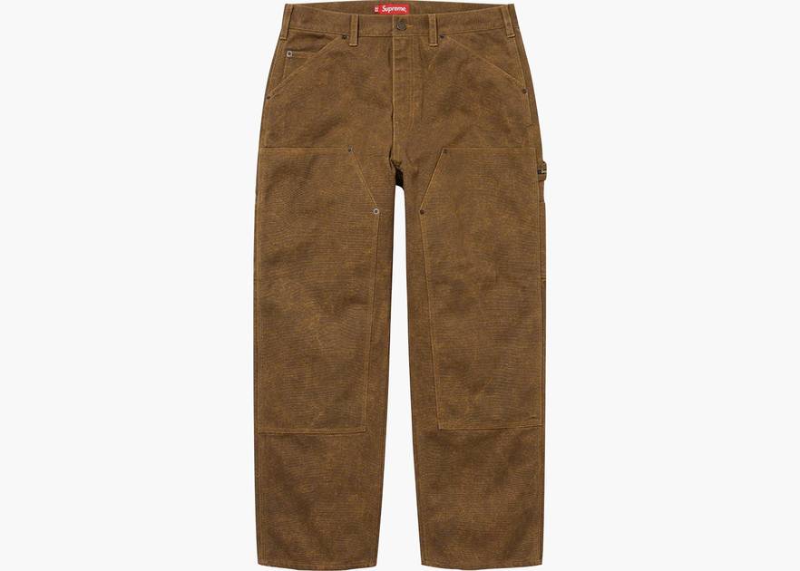 Supreme Canvas Double Knee Painter Pant Tan | Hype Clothinga