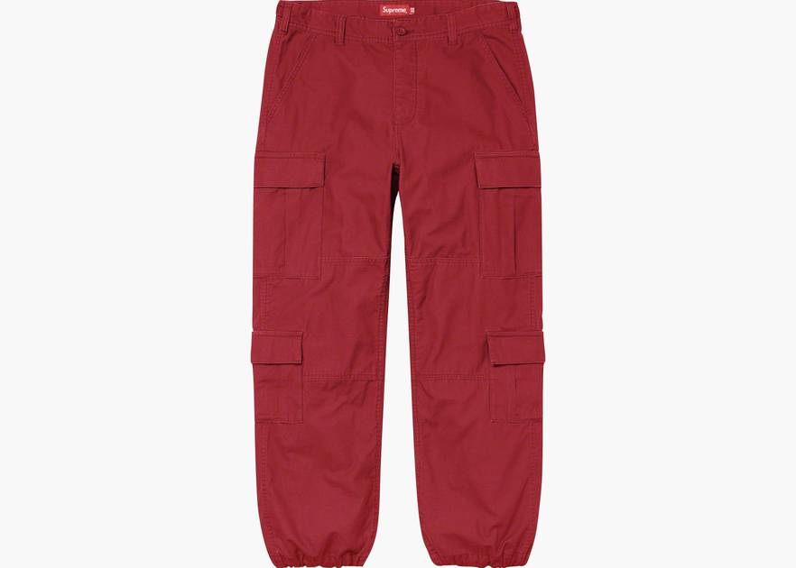 Supreme Cargo Pant (FW21) Red | Hype Clothinga