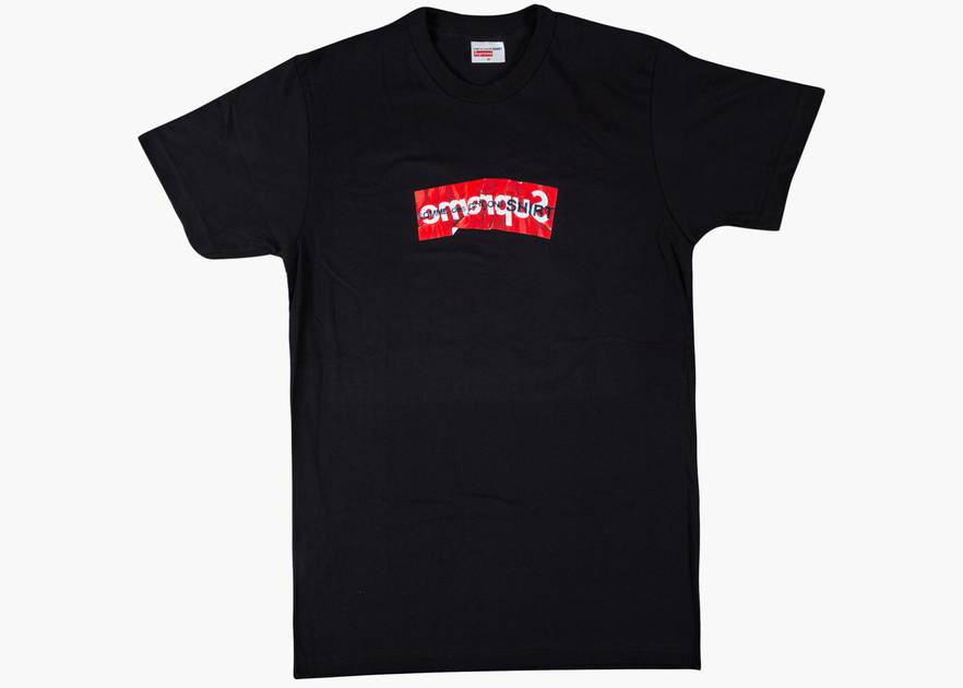 Supreme Cdg Box Logo T-shirt Black Supreme Cdg Box Logo T-shirt Black