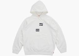 Supreme Cdg Split Box Logo Hoodie White Supreme Cdg Split Box Logo Hoodie White