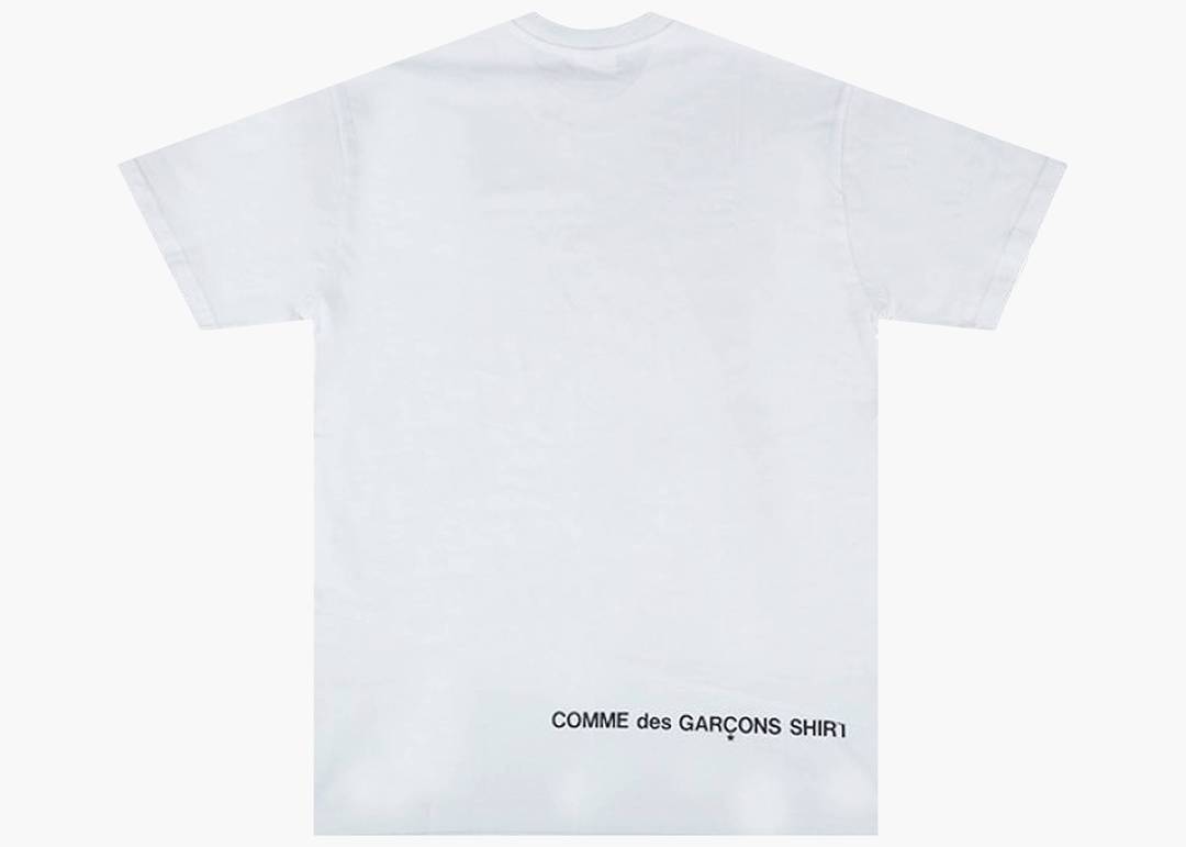 S Supreme CDG Split tee box logo garcons