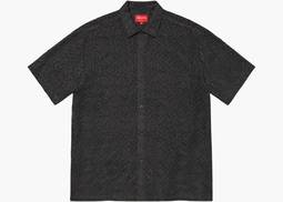 Supreme Chainstitch Chiffon S/S Shirt Black | Hype Clothinga