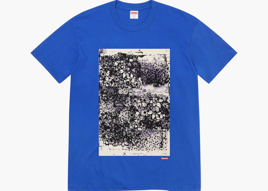 Supreme Christopher Wool 1995 Tee Royal | Hype Clothinga Supreme Christopher Wool 1995 Tee Royal | Hype Clothinga
