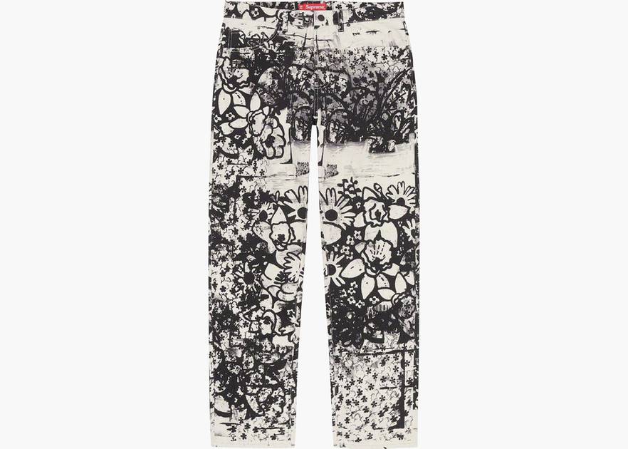 Supreme Christopher Wool Regular Jean Black | Hype Clothinga