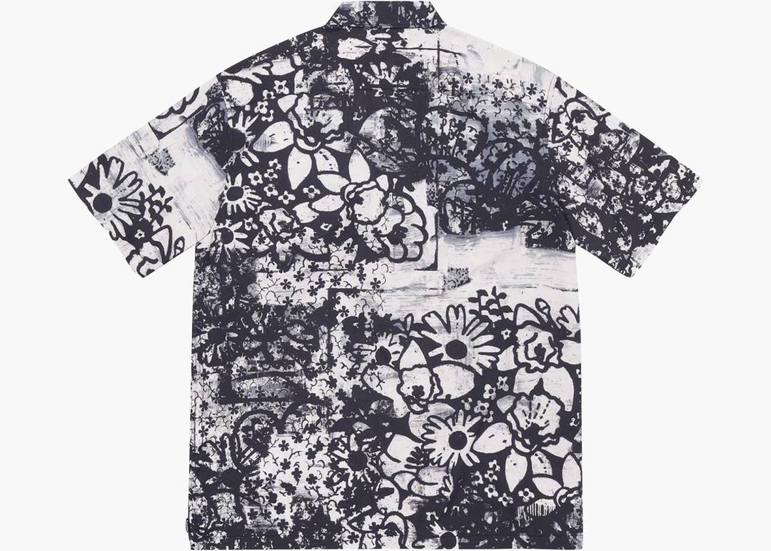 Louis Vuitton Supreme White Pattern Black Hawaiian Shirt, Short - LIMITED  EDITION