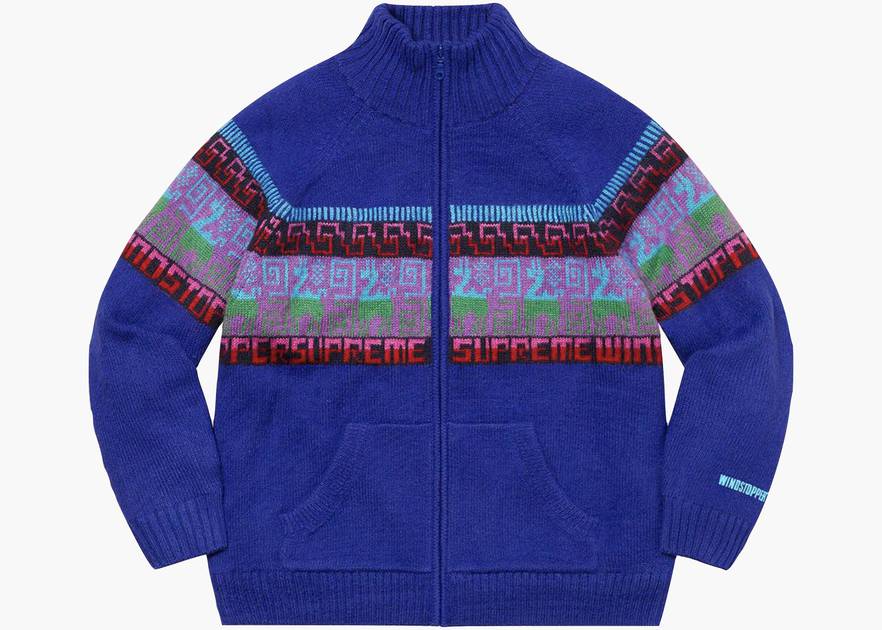 Supreme Chullo Windstopper Zip Up Sweater