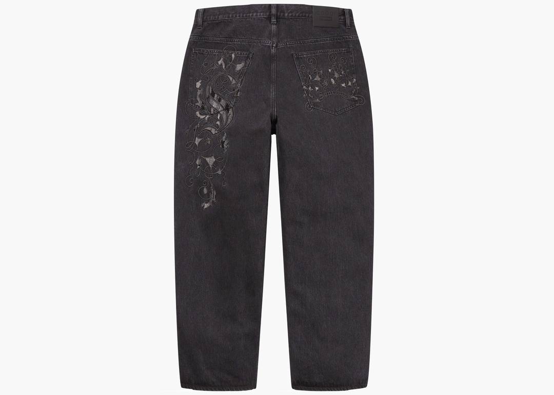 Supreme Coogi Baggy Jean Black | Hype Clothinga