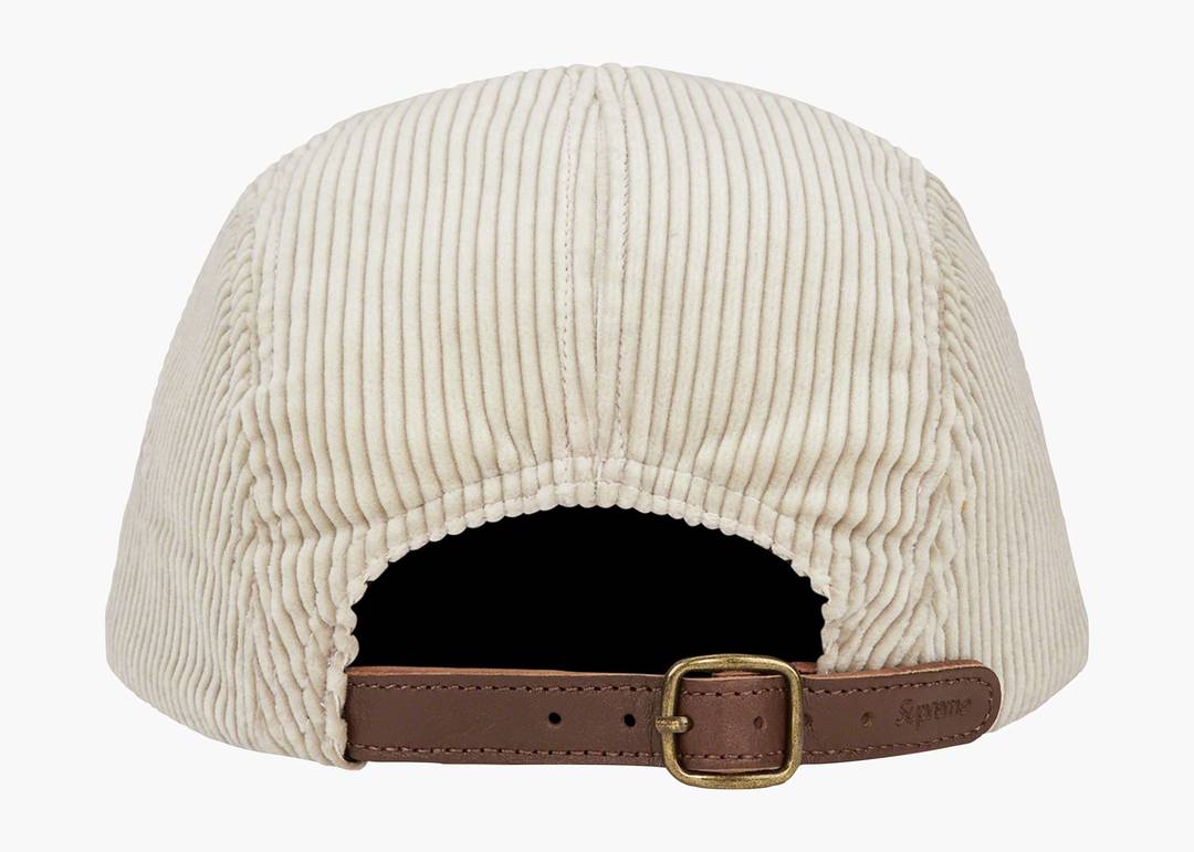 Supreme Corduroy Camp Cap (FW22) White | Hype Clothinga