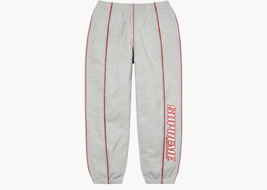 Supreme Coverstitch Sweatpant Black Men's - SS22 - US