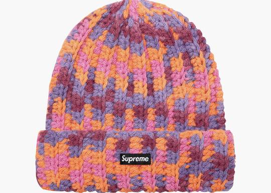 Supreme Crochet Beanie Orange | Hype Clothinga