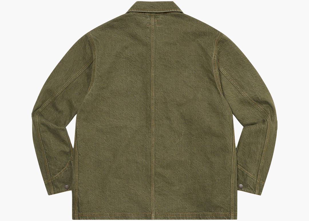 Supreme Denim Chore Coat Olive-