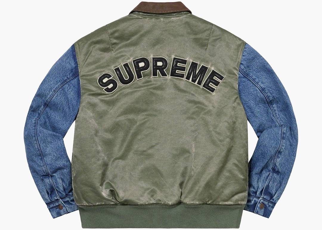 Supreme Supreme denim bomber