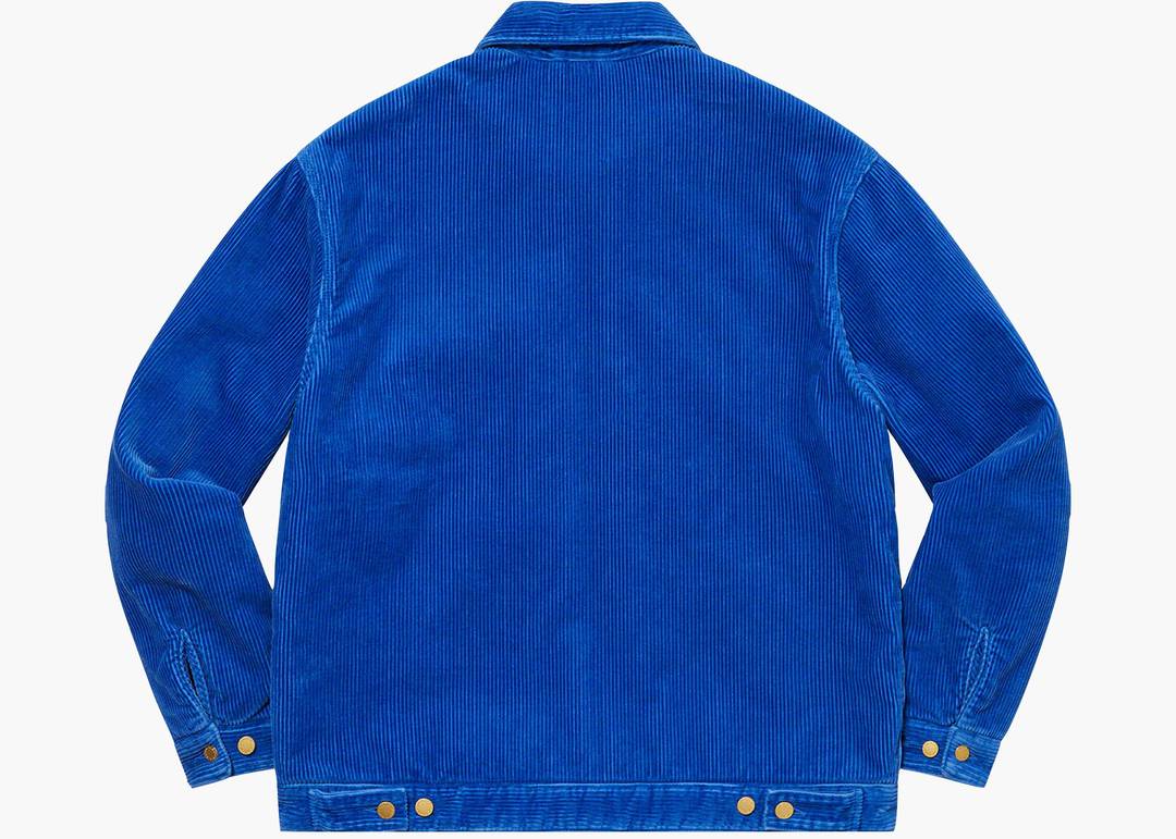 Supreme Dickies Corduroy Work Jacket Royal | Hype Clothinga