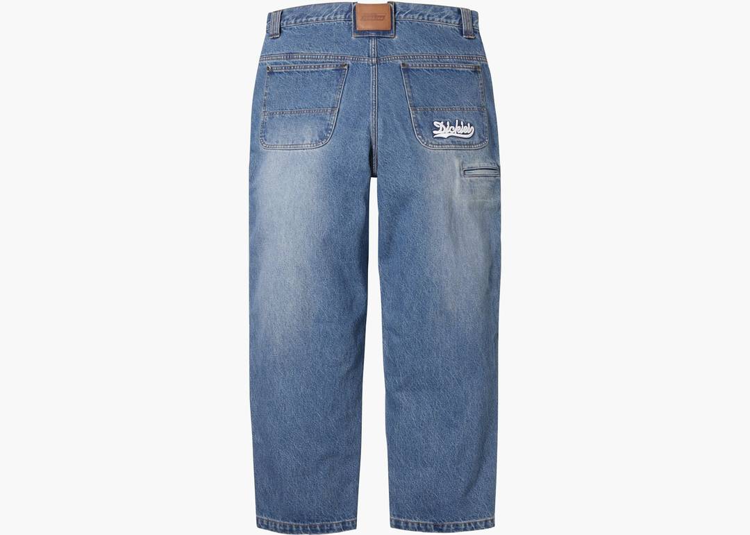 Supreme Dickies Double Knee Baggy Jean Washed Indigo | Hype Clothinga