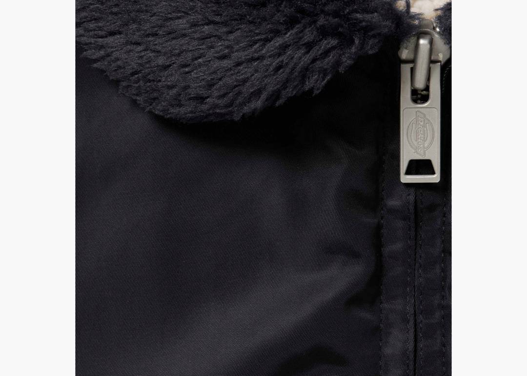 Supreme Dickies Fur Collar Bomber Jacket Black | Hype Clothinga