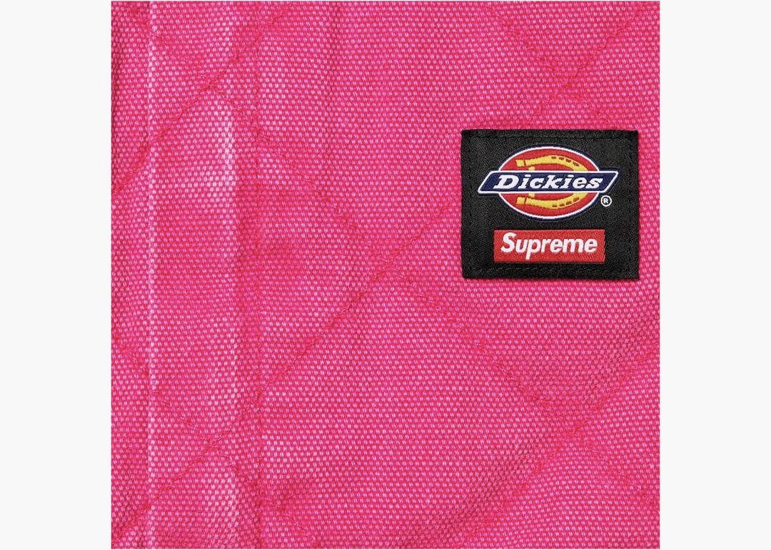 Supreme Dickies Quilted Denim Coverall Pink | Hype Clothinga