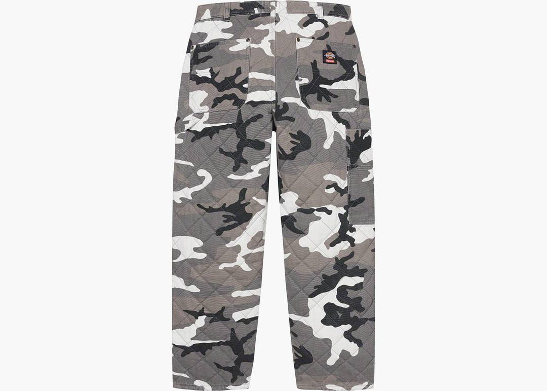 Supreme Dickies Quilted Double Knee Painter Pant Grey Camo | Hype