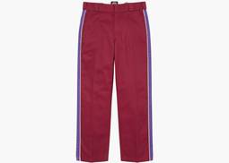 Supreme Dickies Stripe 874 Work Pant Maroon | Hype Clothinga