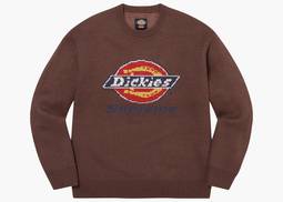 Supreme Dickies Sweater Brown | Hype Clothinga