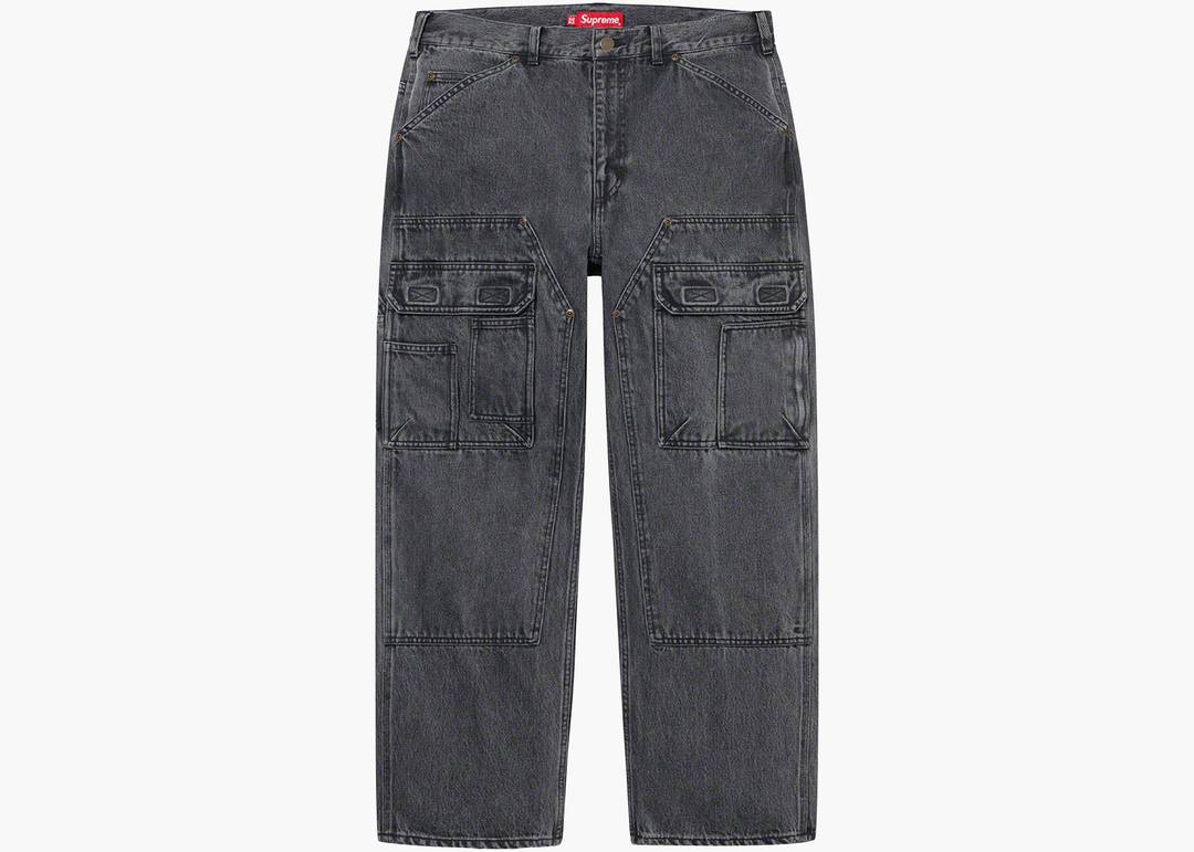 Supreme Double Knee Denim Utility Pant Black