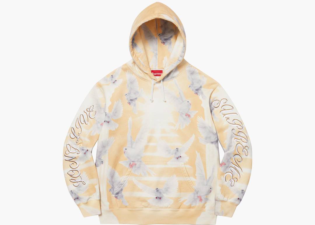 Supreme Doves Hooded Sweatshirt (SS22) Tan