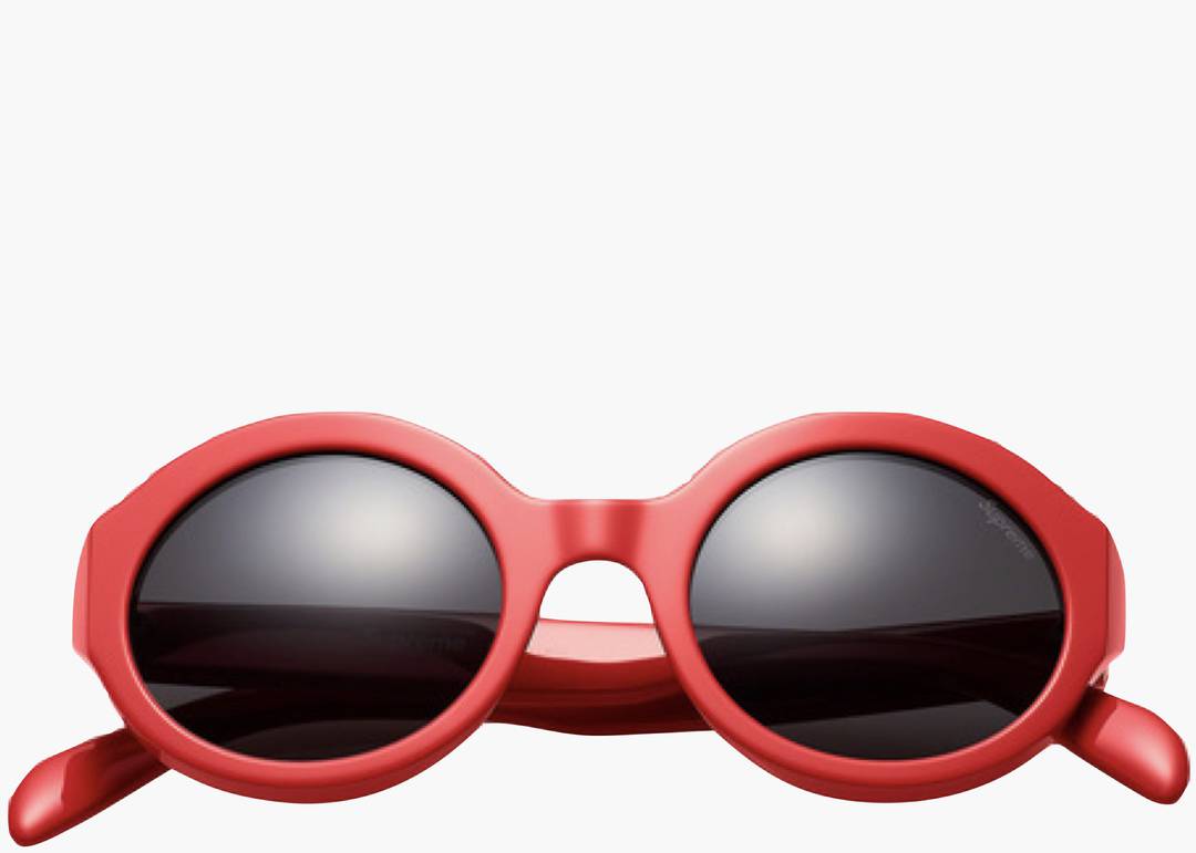 Louis Vuitton Supreme X Ltd Ed Round Red Downtown Sunglasses