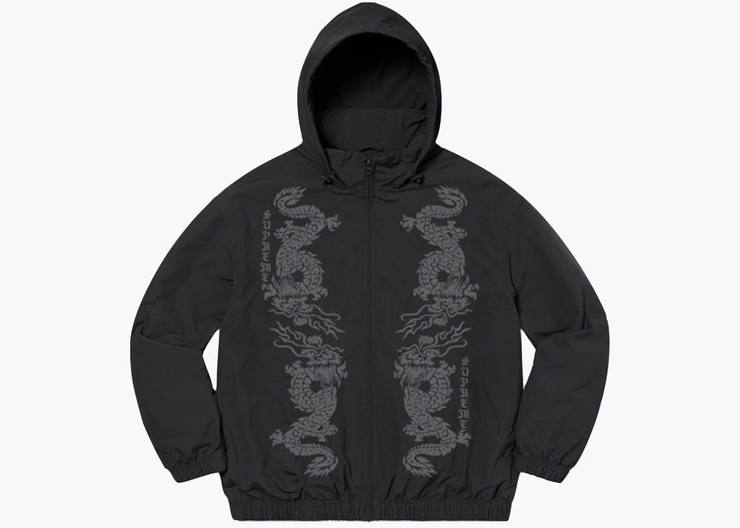 Supreme Dragon Track Jacket Black