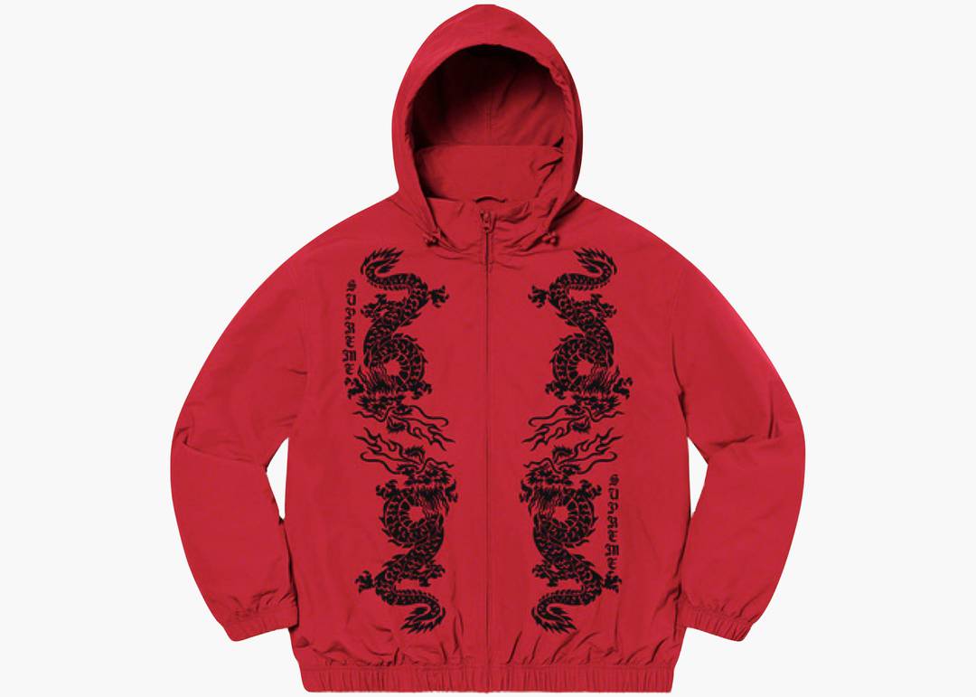 Supreme Dragon Track Jacket Red