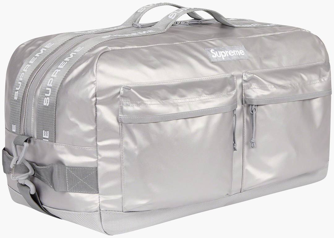 Supreme Mesh Duffle Bag White SS23