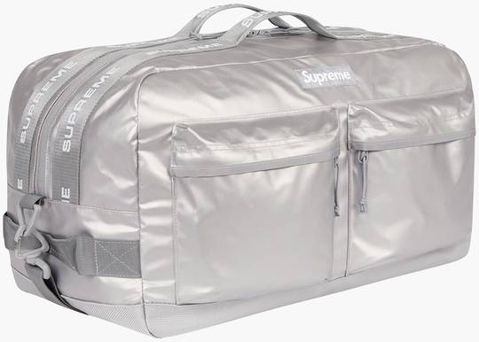 Supreme Duffle Bag (FW22) Silver