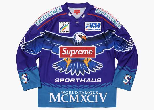 Supreme Eagle Moto Jersey Royal