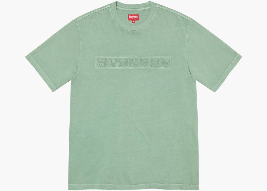 Supreme Embossed Vines S/S Top Sage | Hype Clothinga