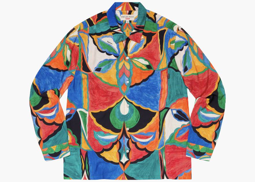 Supreme Emilio Pucci L/S Shirt Multicolor