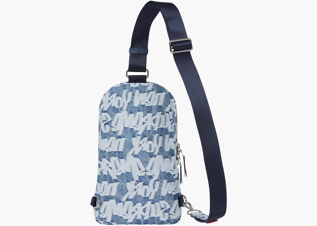 supreme sling bag denim