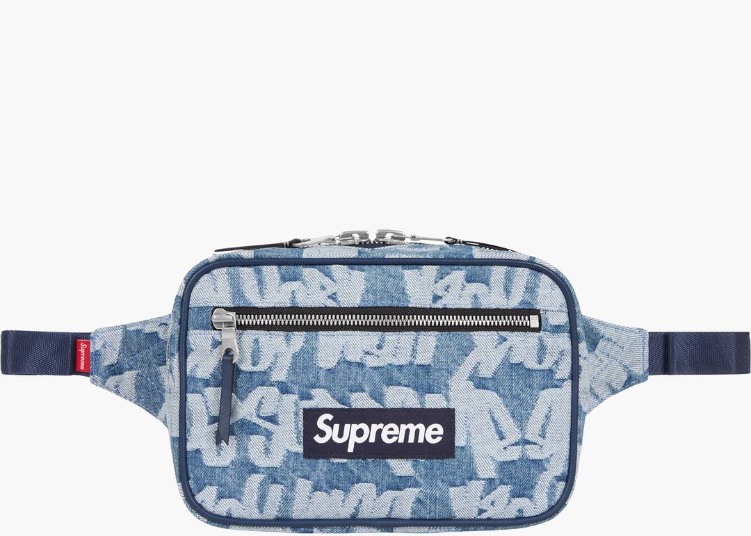 Supreme Fat Tip Jacquard Denim Waist Bag